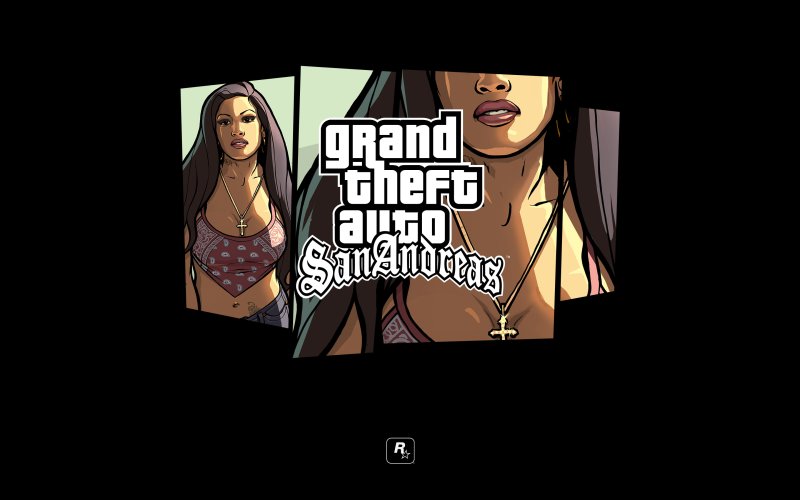 Rockstar Games（游戏公司） · 黑色背景 · 侠盗猎车手：圣安地列斯 2880x1800 #3q7vly