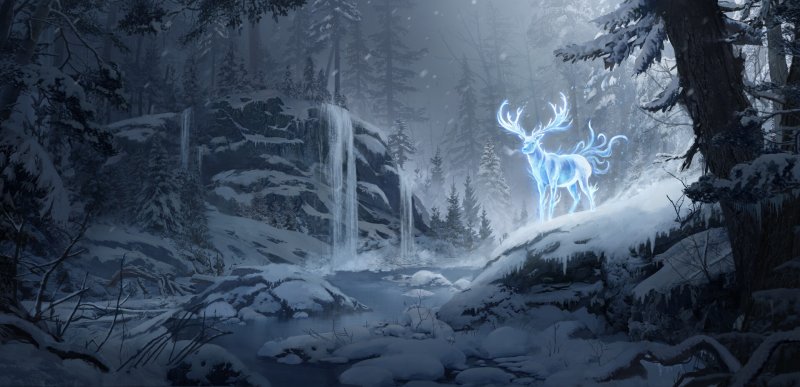 水 · 雪 · 树木 1920x931 #7jezv9