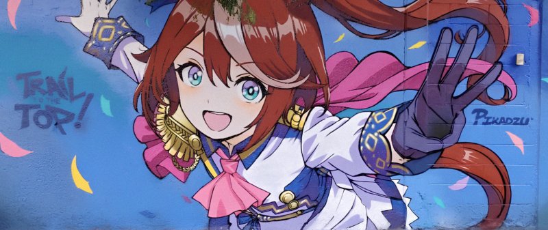 动漫女孩 · 涂鸦 · 张嘴 2560x1080 #7jljz3