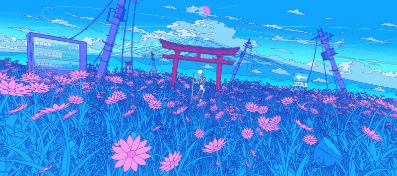 自然 · 骷髅 · 树叶 3840x1707 #8g861y