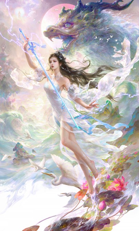 水 · 动物 · 剑 1930x3200 #d85rog