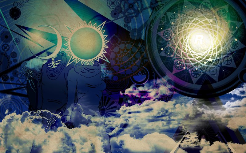 抽象 · 骷髅 · 云 2560x1600 #e823zw