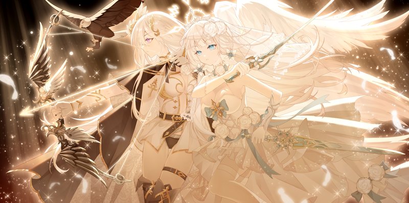 剑 · 长发 · 鸟 3500x1741 #e82e8w