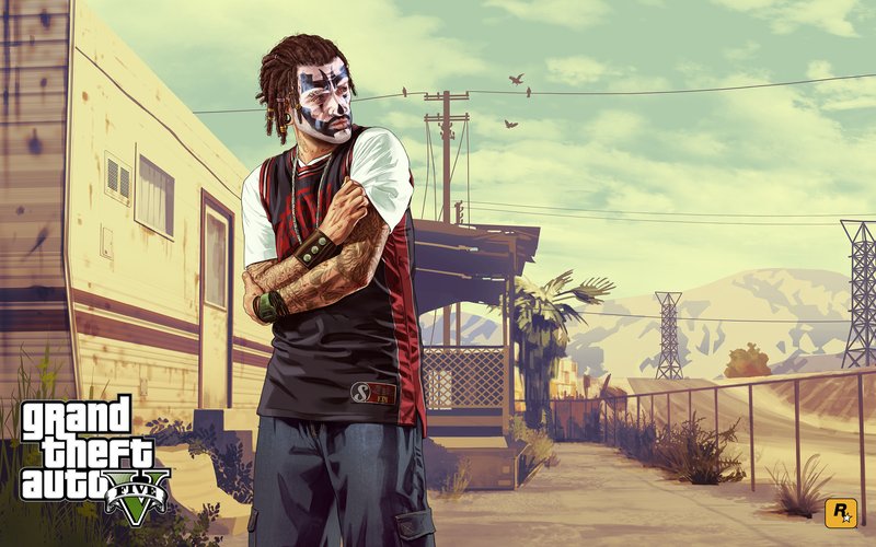 电子游戏 · 侠盗猎车手5 · Rockstar Games（游戏公司） 2880x1800 #e8v5gr