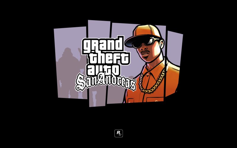 Rockstar Games（游戏公司） · 黑色背景 · 侠盗猎车手：圣安地列斯 2880x1800 #vp2jq3