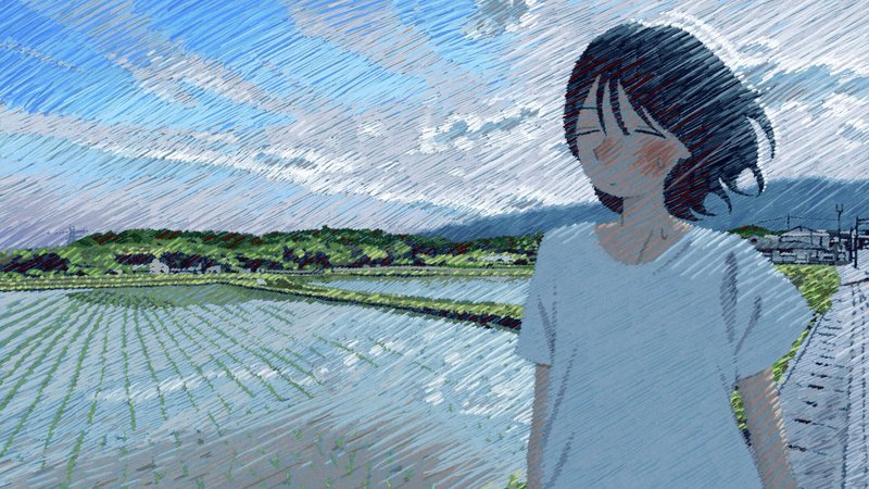 动漫女孩 · 水 · 短发 1920x1080 #xe5xp3